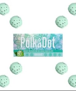 Polkadot Mint Mushroom Chocolate Bar