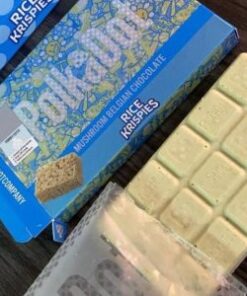 PolkaDot Rice Krispies Mushroom Chocolate Bars